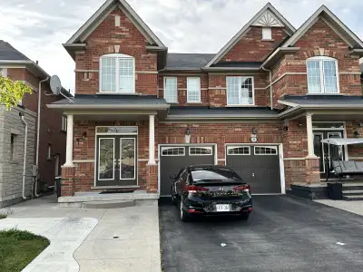 FOR LEASE: Spacious 3 Bedroom Semi-Detached Home — Castlemore & The Gore Rd, Brampton Available: May...