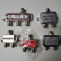 Signal Splitters Cable or Satellite TV