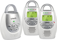 (New) Dual VTech Audio Baby Monitor 1,000 ft of Range
