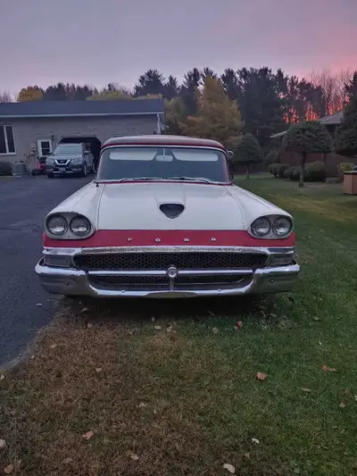 1958 ford Ranch wagon 2 door 223/ 6 cylinder 3 on the colunm. The car needs to be restored,the car i...