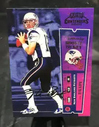 Tom Brady 2000 Rookie Football Card - REPRINT