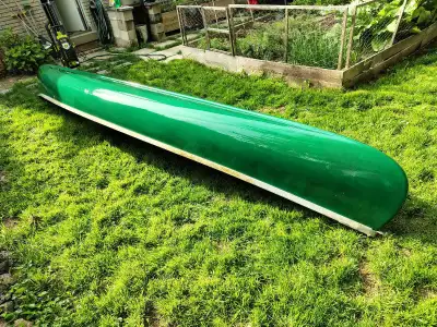 16' Fiberglass Canoe in good shape Hasn't been used for a few years so time to let it go Not sure of...