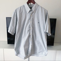 Lee Cooper Men’s Short Sleeve Casual Button Down Shirt (Size L)