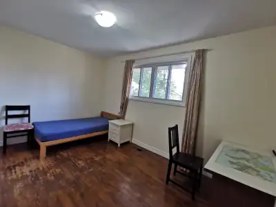 A spacious furnished, bright, quite and clean room with a closet for rent in Scarborough. It is in a...