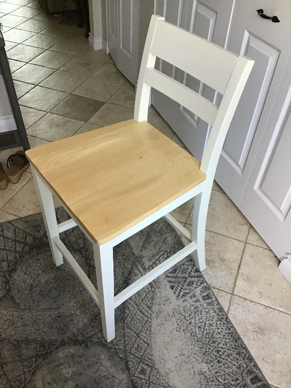 Solid wood counter height/high top chair Chairs & Recliners North