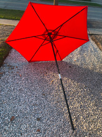 $80 for brand new Patio Red Umbrella