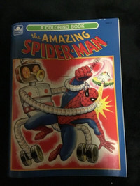 The amazing Spider-Man colouring book 1990