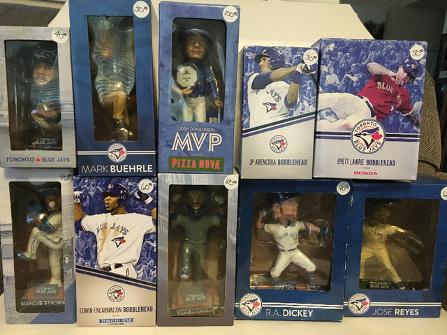 10 Blue Jays game day bobble heads, limited/collectible in box in Arts & Collectibles in Hamilton