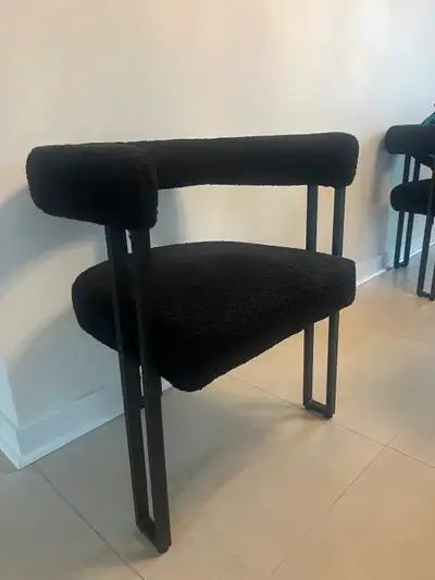 Chaises de salle à manger rembourrées Ensemble de 4., View more
