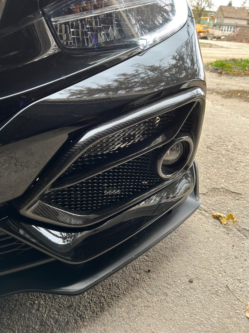 Carbon fibre Front vent garnish for 10th gen civic Auto Body Parts