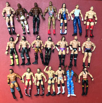 WWE MATTEL ELITE WRESTLING FIGURES w/out Accessories WWF ECW WCW