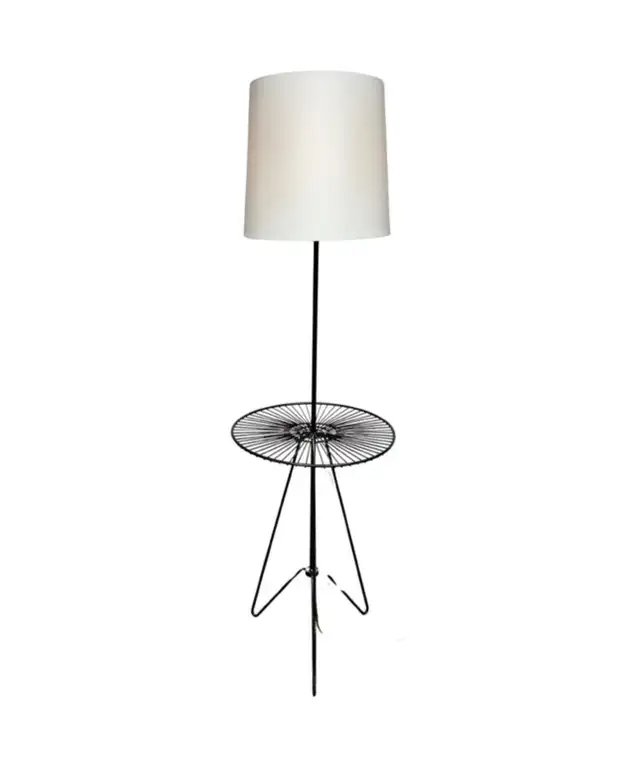 1950’s Tony Paul Black Iron "Sunburst" Side Table, Floor Lamp in Home Décor & Accents in London - Image 2