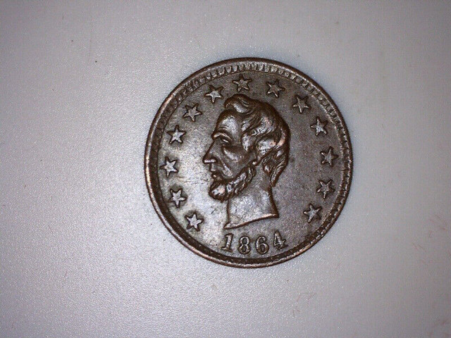 1864 USA Civil War Abraham Lincoln campaign penny in Arts & Collectibles in Leamington