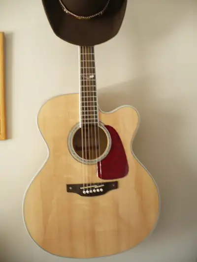Takamine GJ72CE-NAT Jumbo Cutaway Acoustic-Electric Guitar, View more