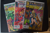 Marvel Comics Defenders 1-3, 2 covers for issue 2