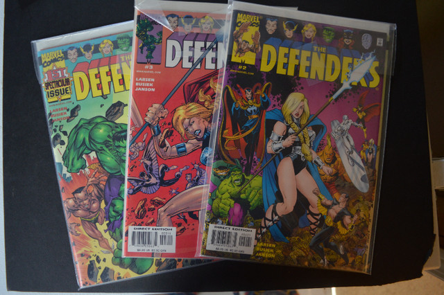 Marvel Comics Defenders 1-3, 2 covers for issue 2 in Comics & Graphic Novels in Oshawa / Durham Region
