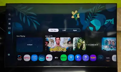 Samsung 65" qled smart tv , View more