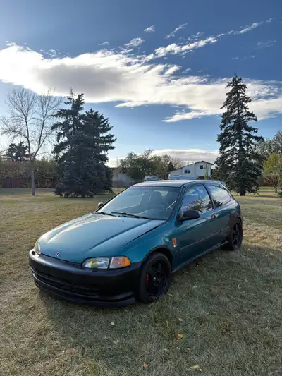 1995 Honda EG Manual transmission Active status - 421 headers - aluminum heat wrapped - Aem Intake -...