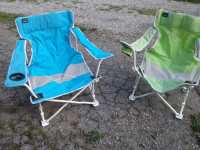 Pair of camping chairs