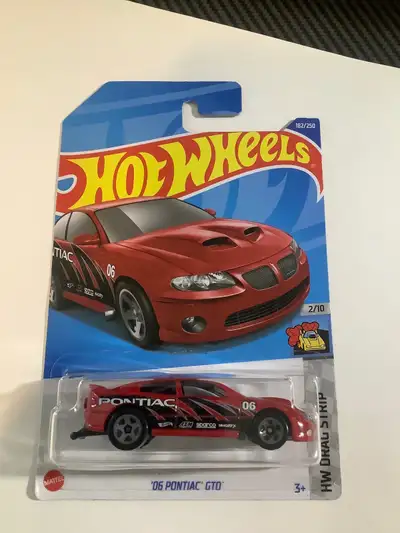Hotwheels 2006 Pontiac GTO from the drag strip series. New in package. deal if you buy multiple list...