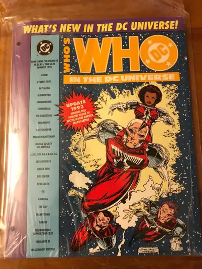 DC COMICS - WHOS WHO IN THE DC UNIVERSE - BINDER INSERT FORMAT, View more