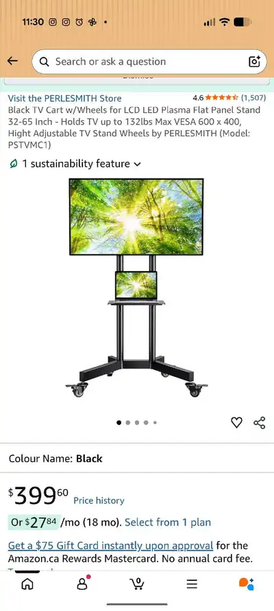 TV trolly stand holds 32-65 inch Tv, View more