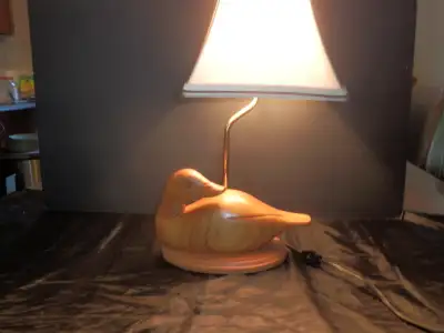 Lampe de table rustique en forme de canard, View more