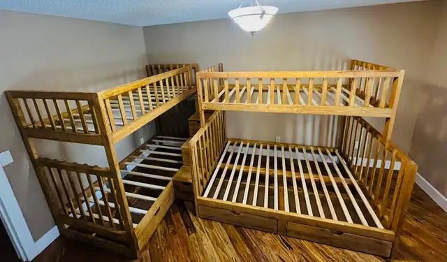 triple and quad Bunkbeds! in Beds & Mattresses in Calgary - Image 7
