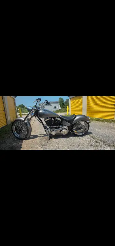 2010 probuilt 250 softail chopper. 96 ci ultima engine. High compresson. 250 rear tire. 21 inch fron...