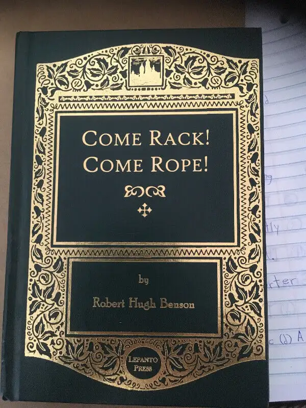 Come Rack!Come Rope! By Robert Hugh Benson in Fiction in Oshawa / Durham Region - Image 2