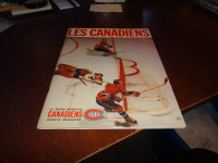 Hockey magazine official canadiens de montreal 1968 + available