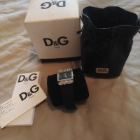D&G Dolce & Gabana Watch Montre Excellent Condition wi Box Cuir