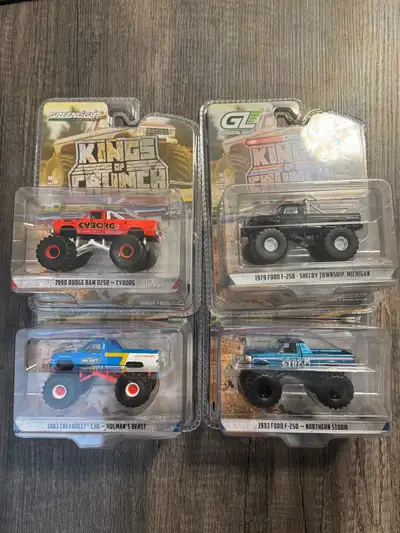 Greenlight King of Crunch Dodge Ram Ford Shelby Chevy monster, View more