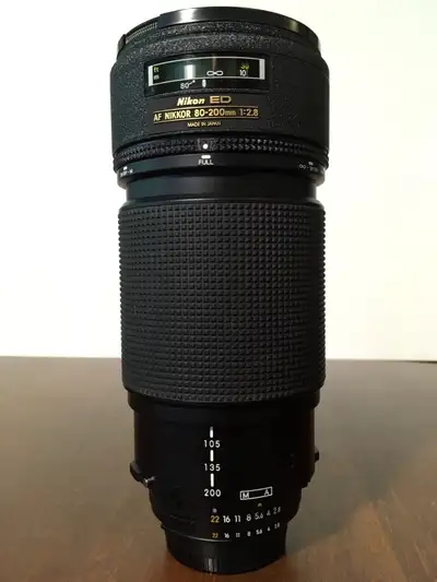 Nikkor ED AF Zoom 80-200mm f/2.8 Lens, View more