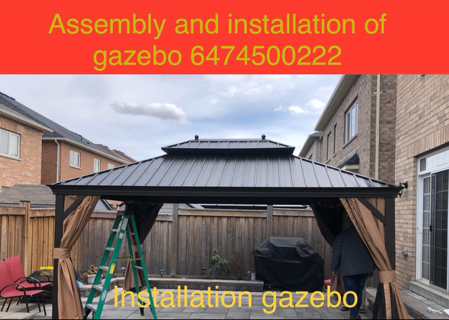 Assembly of gazebo  in Patio & Garden Furniture in Mississauga / Peel Region - Image 3