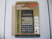 Sharp EL-733A Business Financial Calculator Brand New In Box!!
