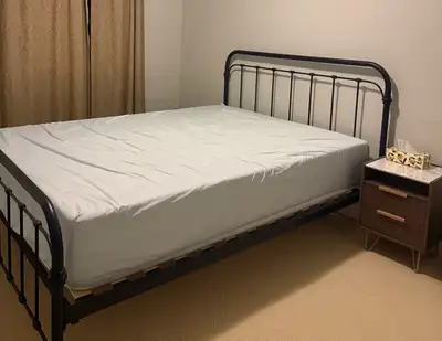 Double/Full Size Bed — Mattress + Bed Frame, View more