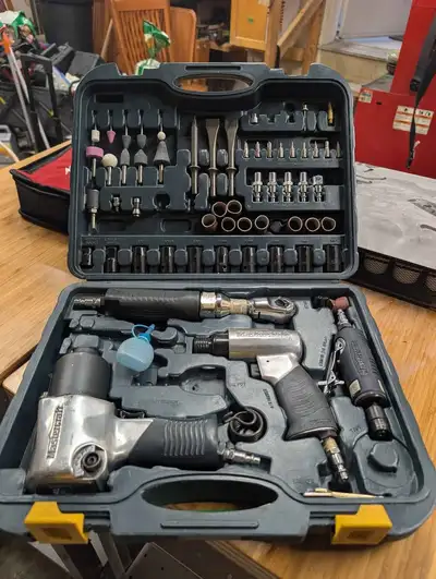 Mastercraft pneumatic tool set, View more