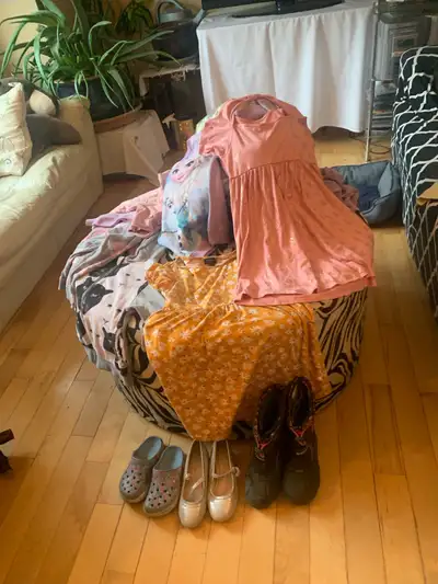 Clothes for Girl size 6  - 12  like new, View more