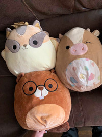 3 medium squishmallows