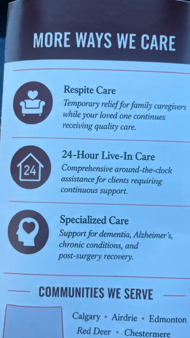 Homecare/Caregivers/ HCA
