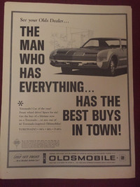1966 Oldsmobile Dealer Marketing Original Ad