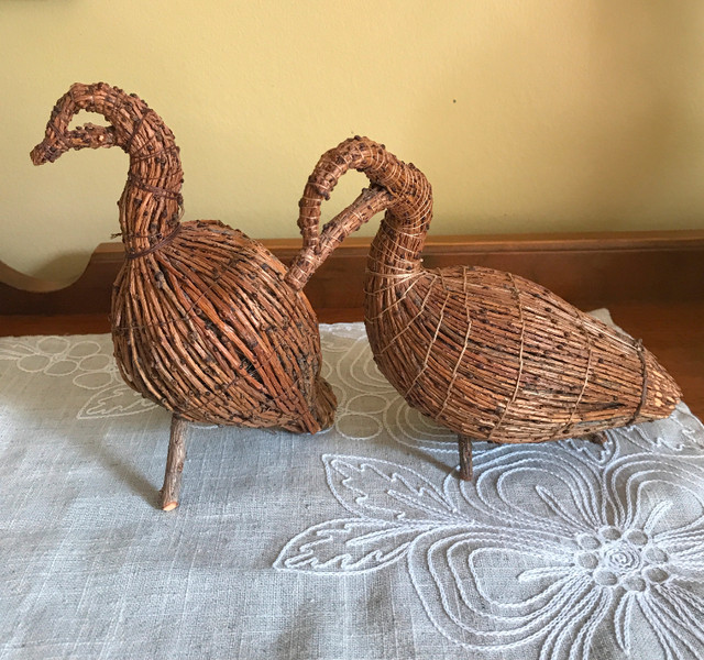 2 Handmade Tamarack Geese Decoys $35 each in Arts & Collectibles in Ottawa - Image 2