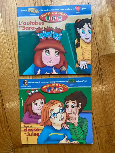 LIVRE ENFANT PREMIÈRE LECTURE * HISTOIRE À TROUS *(10$ le lot de, View more