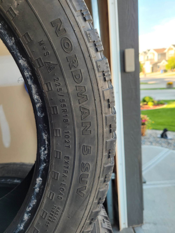 Set of 2 Nokian Nordman 5 Winter Tires 225/55 R18 | Tires & Rims ...