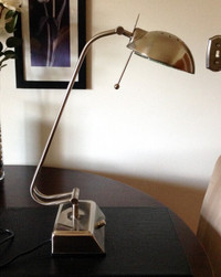 Stainless Steel Large Heavy Adjustable Desk Lamp