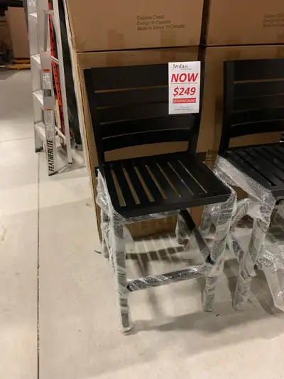 Outdoor Furniture Armless Bar Chair - CLEARANCE, View more