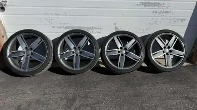 Audi OEM 19" Wheels 19x8 5x112 Audi A3/S3 with tires Set of 4 Audi A3/S3 S-line wheels. Wheels are i...
