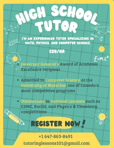 High School Tutor, View more