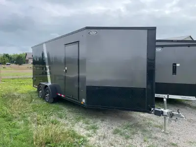 2023 Sub Zero snowmobile/toy hauler trailer, tandem axle, electric brakes, 7'6" height $22,000